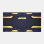 高級メタリックバックグラウンド デスクマット (正面)