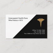 高級メディカルアポイントメント名刺デザイン 名刺 (正面)