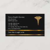 高級メディカルカドゥセウスの名刺 名刺 (正面)