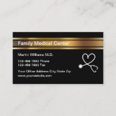 高級メディカルドクターアポイントメント名刺 名刺 (正面)