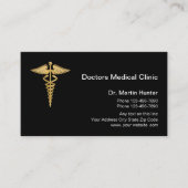 高級メディカルドクタークリニック 名刺 (正面)
