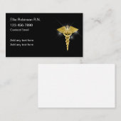 高級メディカルナースCaduceus名刺 名刺 (正面/裏面)