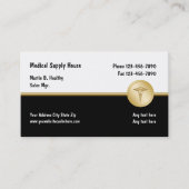 高級メディカル名刺 名刺 (正面)