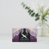 高級モダングリッ転がクスのピンウィスクベーカリー 名刺 (スタンド正面)