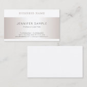 高級モダンシンプルデザインプロフェッショナル 名刺 (正面/裏面)