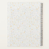 高級モダンスクリプトタイプ付きモノグラム | Terrazzo プランナー手帳 (裏面)