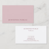 高級モダンテンプレートシンプルプロフェッショナルエレガント 名刺 (正面/裏面)