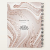 高級モダンメイク美容師まばゆみ化粧品 プランナー手帳 (裏面)