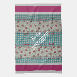 高級モダンヴィンテージフローラバラ キッチンタオル