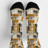 高級モダン抽象芸術アーストーンカスタム ソックス (上部)