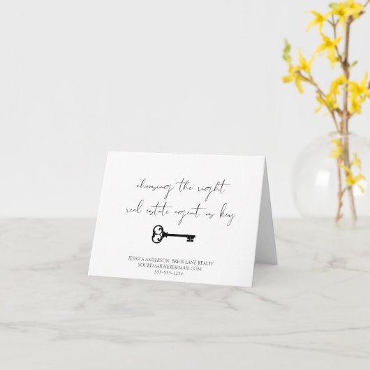 高級モダン財実在団代理人マーケティング カード (黄色い花)