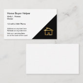 高級モダン財産 名刺 (正面/裏面)