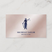 高級モダン金ゴールド弁護士法律事務所 名刺 (正面)