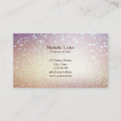 高級モダン金ゴールド弁護士法律事務所 名刺 (裏面)