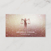 高級モダン金ゴールド弁護士法律事務所 名刺 (正面)