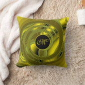 高級モダン金ゴールド抽象芸術フローラバラ クッション (ブランケット)