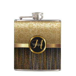 高級モノグラムゴールデンパターンデザイン フラスク