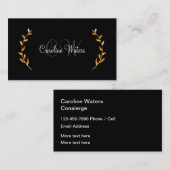 高級モノグラムパーソナルコンシェルジュ 名刺 (正面/裏面)