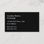 高級モノグラムパーソナルコンシェルジュ 名刺 (裏面)