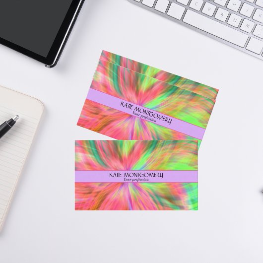 高級ユニークQRコードホログラフィック 名刺