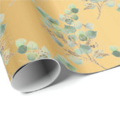 高級ユーカリ金ゴールド包装紙 ラッピングペーパー (ロールコーナー)