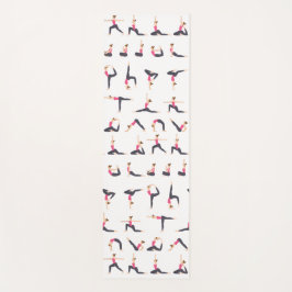 高級ヨガマットにヨガポーズをとる ヨガマット