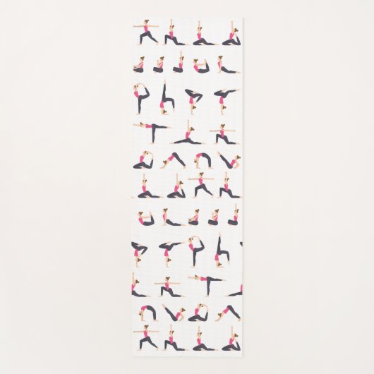 高級ヨガマットにヨガポーズをとる ヨガマット (正面)