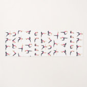 高級ヨガマットにヨガポーズをとる ヨガマット (正面(横))