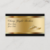 高級ヨットブローカーの名刺 名刺 (正面)