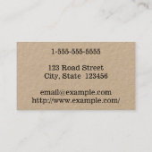 高級リウマチ専門医の名刺 名刺 (裏面)