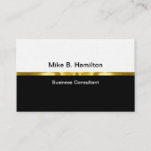 高級リネンビジネスプロフェッショナル名刺 名刺 (正面)