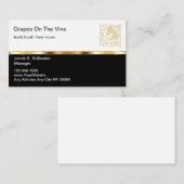 高級レストラン名刺 名刺 (正面/裏面)