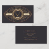 高級ヴィンテージゴールデンチキンファームのビジネスカー 名刺 (正面/裏面)