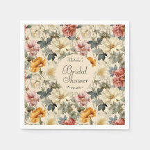 高級ヴィンテージスタイルワテカラーフローラブライダル