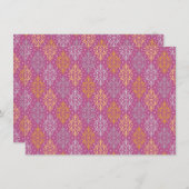 高級ヴィンテージパターン セーブザデート (正面/裏面)