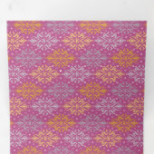 高級ヴィンテージパターン 三つ折り招待状 (内部最初)