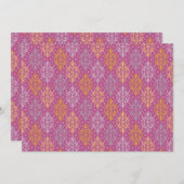 高級ヴィンテージパターン 案内状 (正面/裏面)