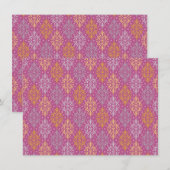 高級ヴィンテージパターン 案内状 (正面/裏面)