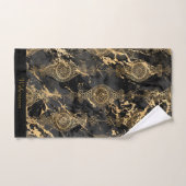 高級ヴィンテージ大理石カスタム製タオルセット バスタオルセット (ハンドタオル)