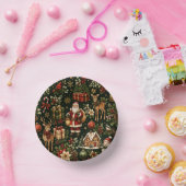 高級ヴィンテージ クリスマス ホリデーパターン ペーパーボウル (パーティー)