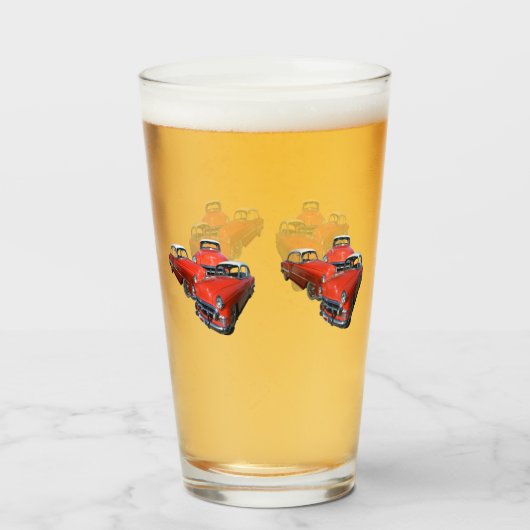 高級ヴィン赤と白テージ車が3台 タンブラーグラス (ドリンク正面)