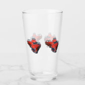 高級ヴィン赤と白テージ車が3台 タンブラーグラス (正面)