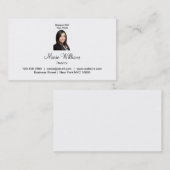 高級不動産仲介業者写真テンプレート名刺 名刺 (正面/裏面)