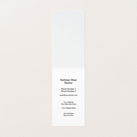 高級不動産仲介業者2枚組名刺 名刺 (内部フラット)