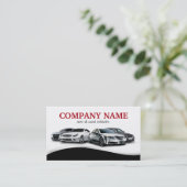 高級中古車ディーラー 名刺 (スタンド正面)