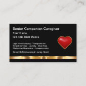 高級介護者の名刺 名刺 (正面)