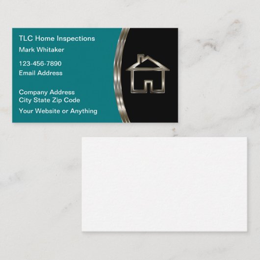 高級住宅検査名刺 名刺 (正面/裏面)