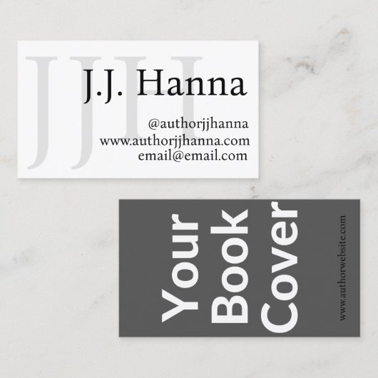 高級作家名刺本表紙 名刺 (正面/裏面)