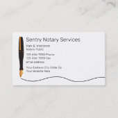 高級公証人公共サービス 名刺 (正面)