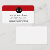 高級公証人公証 名刺 (正面/裏面)